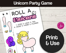 Load image into Gallery viewer, Roll a Unicorn Game
