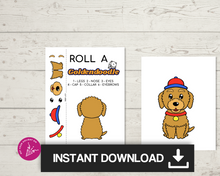Load image into Gallery viewer, Roll a Goldendoodle Dice Party Game