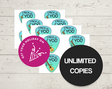 Load image into Gallery viewer, I pick YOU- ukulele party favor- Valentine