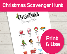 Load image into Gallery viewer, Christmas Scavenger Hunt