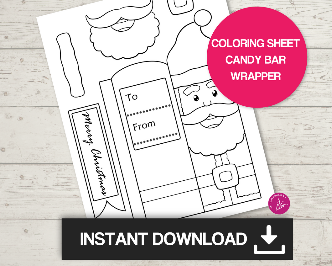 Candy Bar Wrappers Template